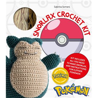 Pokémon Crochet Snorlax Kit: Includes materials to make Snorlax and instructions for 5 other Pokémon - 1