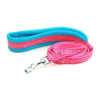 Trela de Cão Zhishang YN0075 Padrão de Girafa | 1.0 x 120 cm | Alça Acolchoada para Treino - Cor de Rosa - 1