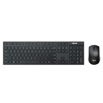 Teclado Gaming Wireless + Rato ASUS W2500 | Preto - 1