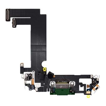 Conector De Carga Lightning E Microfone Clappio Para Iphone 12 Mini Substituição Verde - 1