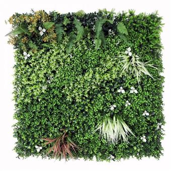 Jardim vertical artificial Secreto | Naturing Monde | 1x1M | Para interior e exterior | Material 100% HDPE de alta qualidade - 1
