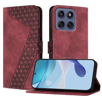 Capa FOXDOCK para Motorola Edge 60 Fusion 5G com Fecho Magnético | Resistente a Impactos e Quedas | Compartimentos para Cartões | Castanho - 1