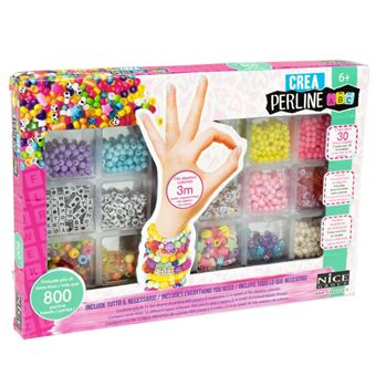 Kit de Pulseiras Nice 87002 Crea Perline Abc | 800 Peças - 1