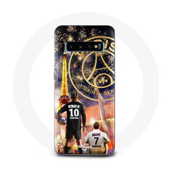 Capa Maniacase para Samsung Galaxy S10 Plus Psg Neymar embappé Feliz Natal - 1