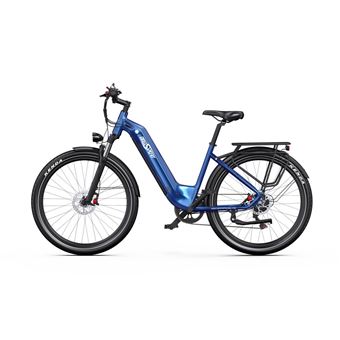 Bicicleta Elétrica Urbana OneSport OT05 | 27,5" | 250W | 36V 18,2Ah | 25km/H | Aplicação | Azul - 1