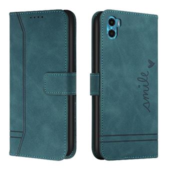 Capa ZURSANA para Motorola Moto E22S | Pele PU | Magnética TPU | À Prova de Choque | Verde - 1