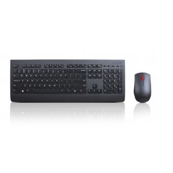 Teclado Wireless + Rato Lenovo 4X30H56823 | Idioma: Espanhol | Preto - 1