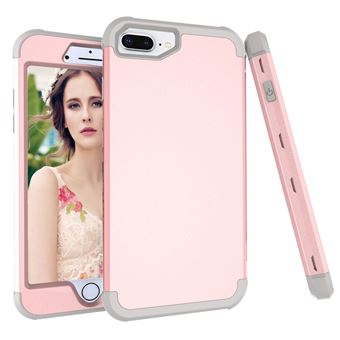 Capa TPU híbrido Dourado rosa / cinza para Apple iPhone 8 Plus/7 Plus/6s Plus/6 Plus