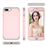 Capa TPU híbrido Dourado rosa / cinza para Apple iPhone 8 Plus/7 Plus/6s Plus/6 Plus_3
