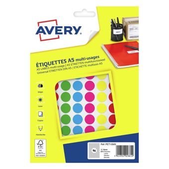 Etiqueta Autocolante Avery PET15MX - 1