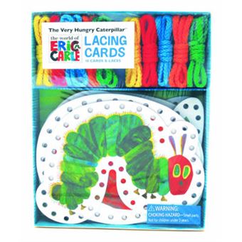 The Very Hungry Caterpillar Lacing Cards [With 10 Laces] (World Of Eric Carle) - [Version Originale] - 1