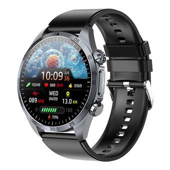 Smartwatch Chronus | Bluetooth | AMOLED | Sono | Pulso | ECG | Oxigênio | Saúde | Preto - 1