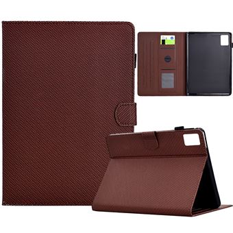 Capa ZURSANA para Xiaomi Redmi Pad SE 11 " (2023), | Fina em Pele PU | Suporte Multiangular para Cartões | Castanho - 1