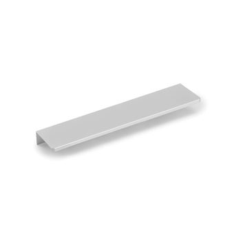 Puxador para móvel Emuca Setubal | L 104 mm | distância emtre furos 64 mm | Aluminio mate | 1 lote de 10 un - 1