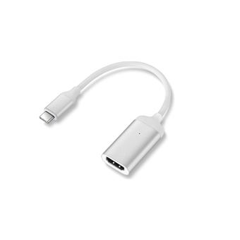 cabo de interface/adaptador de género MINIX NEO-C-HDSI USB-C HDMI Prateado, Branco - 1
