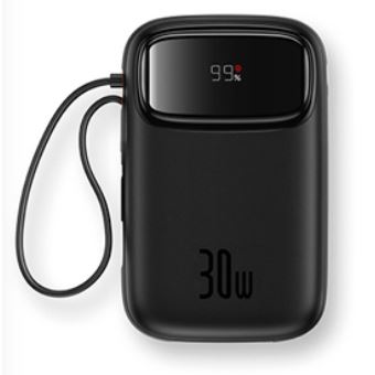 Power Bank Baseus Qpow 2 | 10000 mAh | Preto - 1