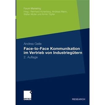 Face-To-Face Kommunikation Im Vertrieb Von Industriegutern - Paperback / softback - 2011 - 1