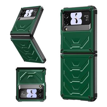 Capa e TPU à prova de queda Magunivers para Samsung Galaxy Z Flip3 5G SM-F7110 - verde - 1