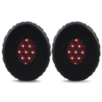 Almofadas de Substituição HSMY para Auscultadores BOSE OE2 OE2i SoundTrue - Preto e Vermelho - 1