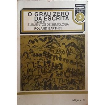 O grau zero da escrita. [edição sem data] - 1
