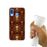 Capa Tpu Hapdey para Samsung Galaxy A40 2019 | Design Caveiras Douradas | Padrão Abstrato - Transparente_3