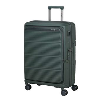 Mala de Viagem Média Samsonite Paralux HS | 67cm | 4 Rodas | Expansível | Verde | 71L - 1