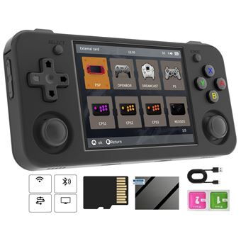 Consola de Jogos DUDAO RG35XXH | 10000 jogos | 3,5 " | Linux System | WIFI | Bluetooth 4.2 | 128G | Preto - 1