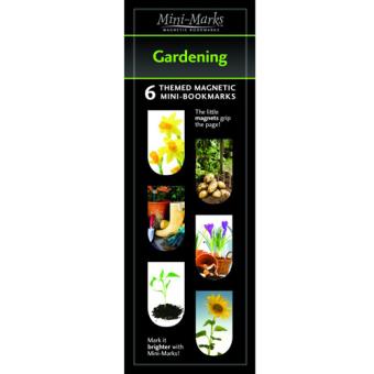 Marcadores de Páginas Mini Marks magnéticos Jardim - 1