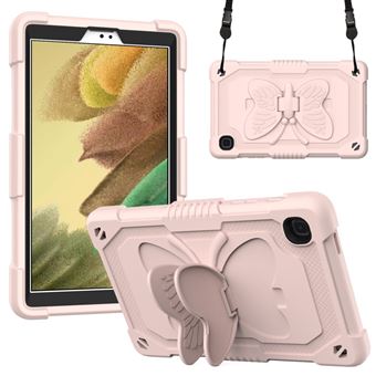 Capa e TPU com Suporte em forma de borboleta e Alça de ombro Rosa Magunivers para Samsung Galaxy Tab A7 Lite 8.7 inch - 1