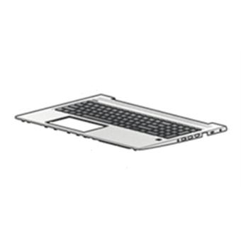 acessório para portáteis HP L45091-061  Base + teclado Prateado e Preto - 1