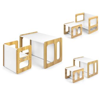 Conjunto de móveis 3 em 1 Milly Mally Stella Natural - 1