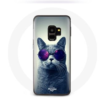 Capa Maniacase para Samsung Galaxy S9 Gato Com Luatteus Roxoteus - 1