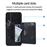 Capa Magunivers | PU + TPU com suporte e vários titulares de cartão Preto para Samsung Galaxy A50/A50s/A30s_3
