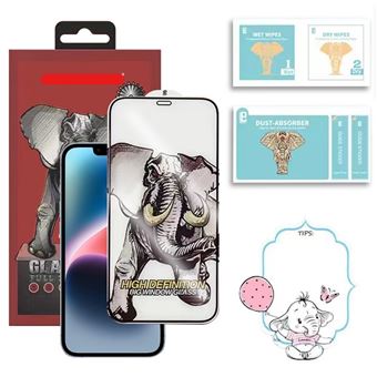 Pelicula Headcase® em Vidro Temperado Super Forte A+ Preto para Apple iPhone 14 Plus - 1