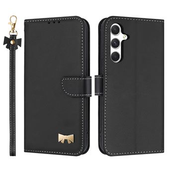 Capa Flip FOXDOCK para Samsung Galaxy A17 | Tipo Carteira | Couro | 3 Compartimentos para Cartões | Preto - 1