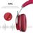 Auscultadores Desporto Bluetooth Magunivers BLUEDIO T4 com Cancelamento de Ruído com Microfone sem Fios Vermelho_1