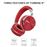 Auscultadores Desporto Bluetooth Magunivers BLUEDIO T4 com Cancelamento de Ruído com Microfone sem Fios Vermelho_2