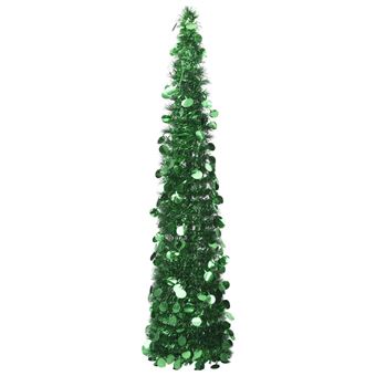 Árvore de Natal vidaXL pop-up artificial 150 cm PET verde - 1