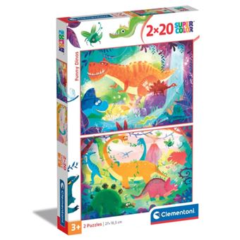 Puzzle Clementoni Dinossauros | 2x20 - 1