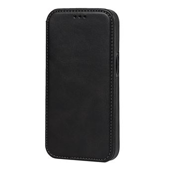 Capa e Tpu + Pu magunivers Fecho Magnético com Suporte e Suporte de Cartão Preto para Iphone 11 Pro Max 6.5'' - 1