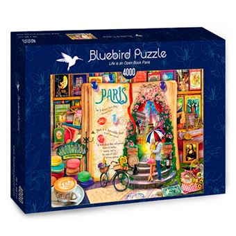 Puzzle BLUEBIRD 70262-P Life is an Open Book Paris | 4000 Peças - 1