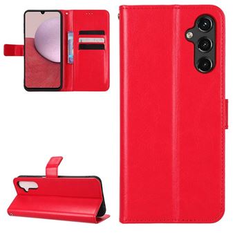 Capa GANGXUN para Samsung Galaxy A14 4G | Porta-cartões | Alça Removível | Vermelho - 1