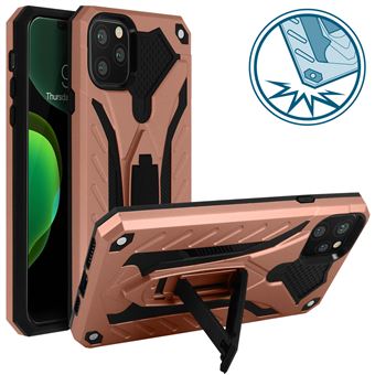 Capa Avizar para iPhone 11 Pro Híbrida Serie Phantom Forcell – Rosa Dourado - 1