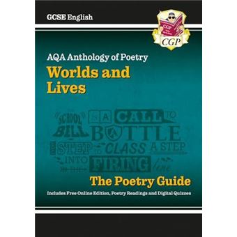 New Gcse English Aqa Poetry Guide  Worlds  Lives Anthology Inc. Online Edition Audio  Quizzes - 1