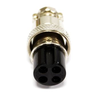 Conetor Micro BeMatik Fémea de 4 Pinos Gx16 da Aviação Ar - 1