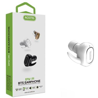 Auriculares Wireless com Microfone Accetel EPW-191 - Branco - 1