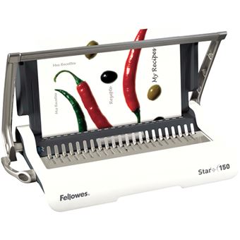 Máquina de Encadernação Fellowes Star+ 150 | Cinzento, Branco - 1