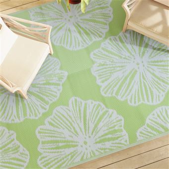 Tapete de exterior vidaXL | 190x290 cm | PP verde - 1