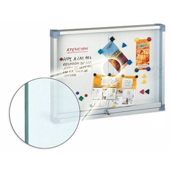 Quadro de Avisos FAIBO 674-1T | Prateado, Transparente, Branco - 1