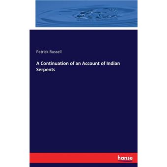 AContinuation Of An Account Of Indian Serpents - 1